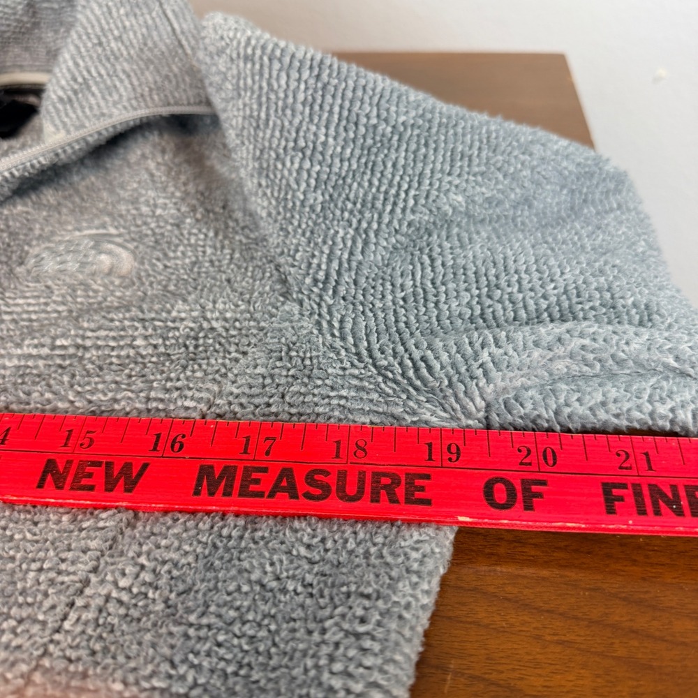 The North Face Fleece Jacket Womens Medium Gray Osito Full Zip High Pile Soft - Picture 7 of 7